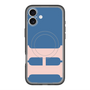 スリムプロテクションプレミアムケース with MagSafe［ オリジナル - initial color - H navy ］
