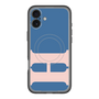 スリムプロテクションプレミアムケース with MagSafe［ オリジナル - initial color - H navy ］