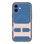 スリムプロテクションプレミアムケース with MagSafe［ オリジナル - initial color - H navy ］