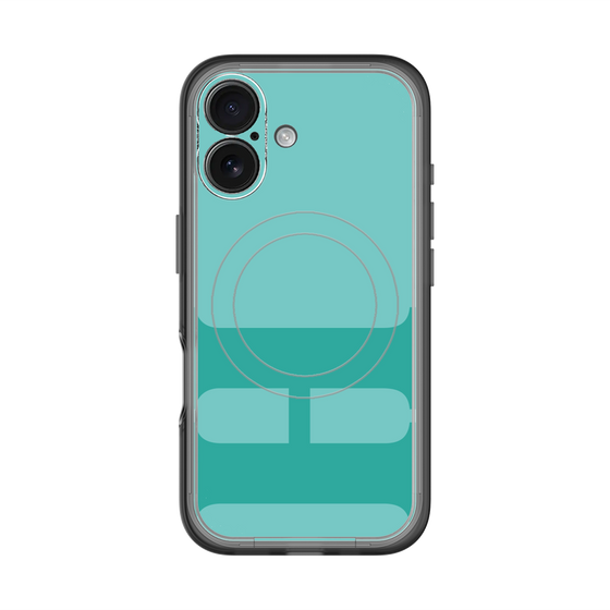 スリムプロテクションプレミアムケース with MagSafe［ オリジナル - initial color - H light green ］