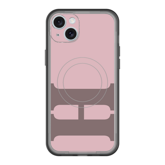 スリムプロテクションプレミアムケース with MagSafe［ オリジナル - initial color - H dusty pink ］