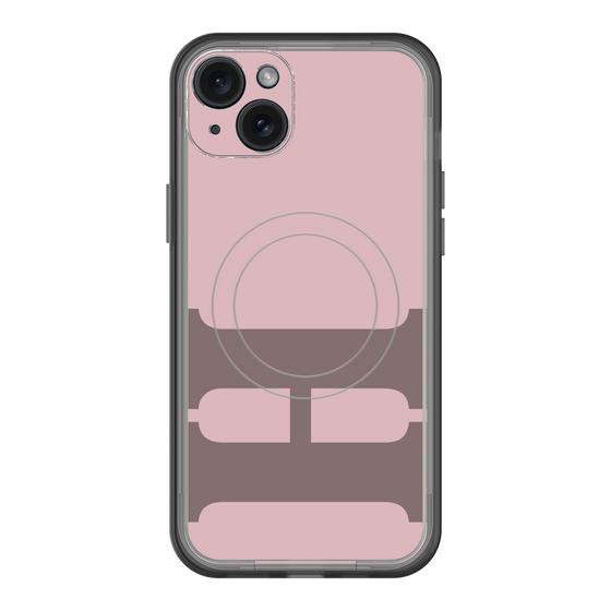 スリムプロテクションプレミアムケース with MagSafe［ オリジナル - initial color - H dusty pink ］