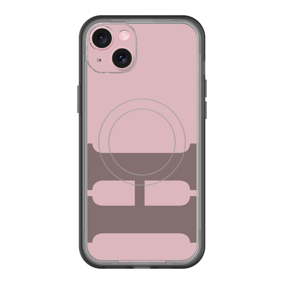 スリムプロテクションプレミアムケース with MagSafe［ オリジナル - initial color - H dusty pink ］