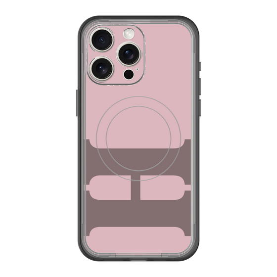 スリムプロテクションプレミアムケース with MagSafe［ オリジナル - initial color - H dusty pink ］