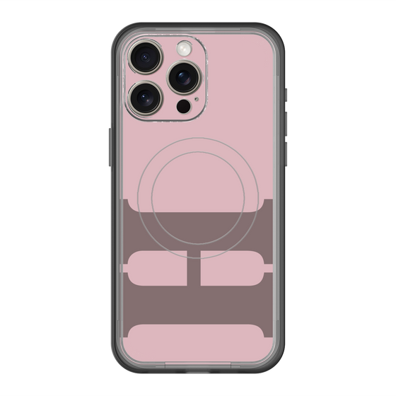 スリムプロテクションプレミアムケース with MagSafe［ オリジナル - initial color - H dusty pink ］