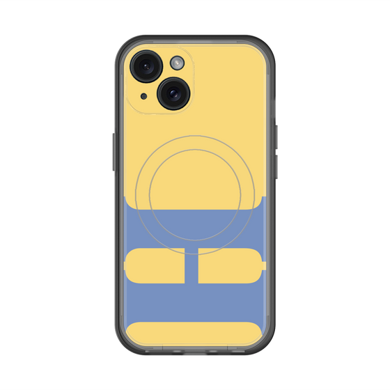 スリムプロテクションプレミアムケース with MagSafe［ オリジナル - initial color - H yellow ］