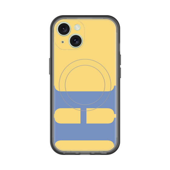スリムプロテクションプレミアムケース with MagSafe［ オリジナル - initial color - H yellow ］