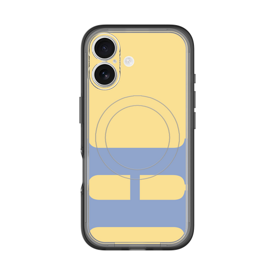 スリムプロテクションプレミアムケース with MagSafe［ オリジナル - initial color - H yellow ］