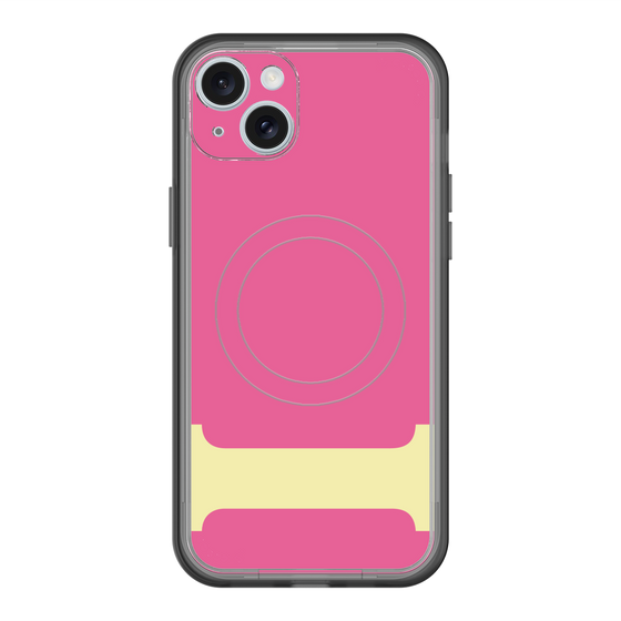 スリムプロテクションプレミアムケース with MagSafe［ オリジナル - initial color - I pink ］