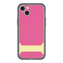 スリムプロテクションプレミアムケース with MagSafe［ オリジナル - initial color - I pink ］