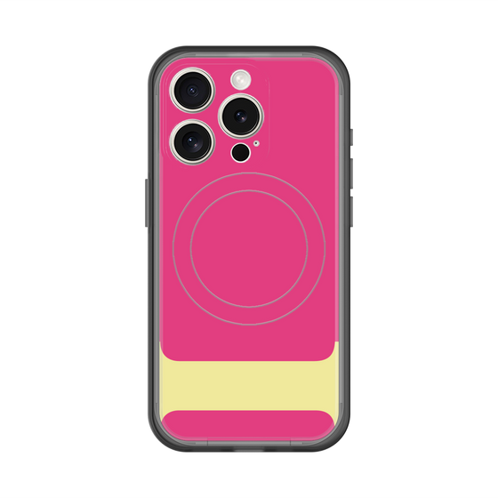 スリムプロテクションプレミアムケース with MagSafe［ オリジナル - initial color - I pink ］