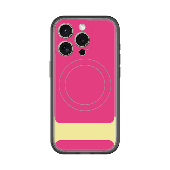 スリムプロテクションプレミアムケース with MagSafe［ オリジナル - initial color - I pink ］