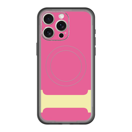 スリムプロテクションプレミアムケース with MagSafe［ オリジナル - initial color - I pink ］
