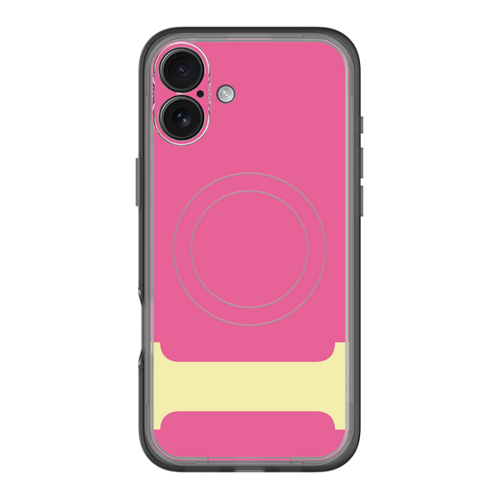 スリムプロテクションプレミアムケース with MagSafe［ オリジナル - initial color - I pink ］