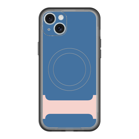 スリムプロテクションプレミアムケース with MagSafe［ オリジナル - initial color - I navy ］