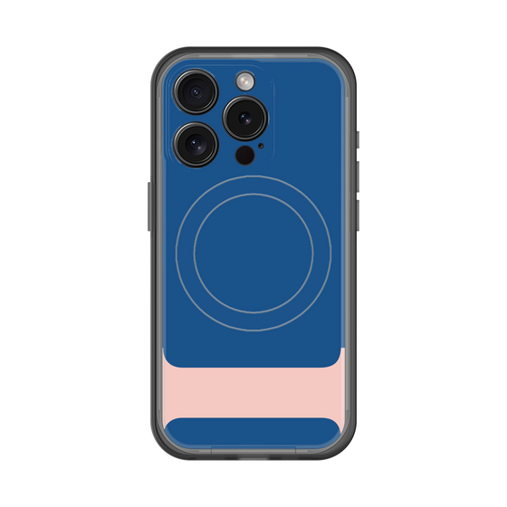 スリムプロテクションプレミアムケース with MagSafe［ オリジナル - initial color - I navy ］