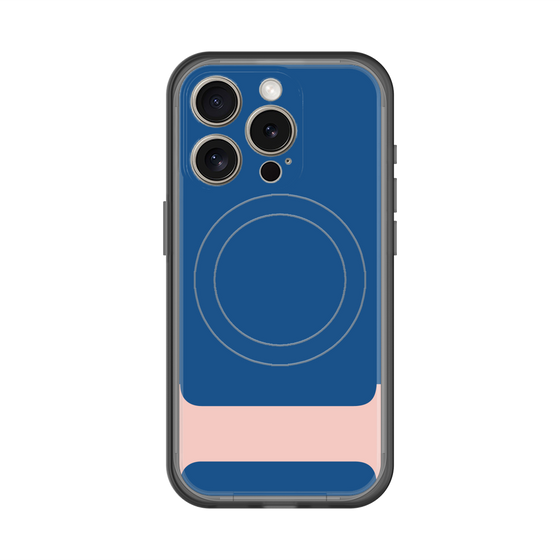 スリムプロテクションプレミアムケース with MagSafe［ オリジナル - initial color - I navy ］