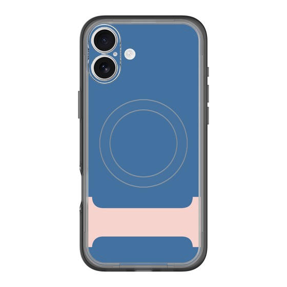 スリムプロテクションプレミアムケース with MagSafe［ オリジナル - initial color - I navy ］