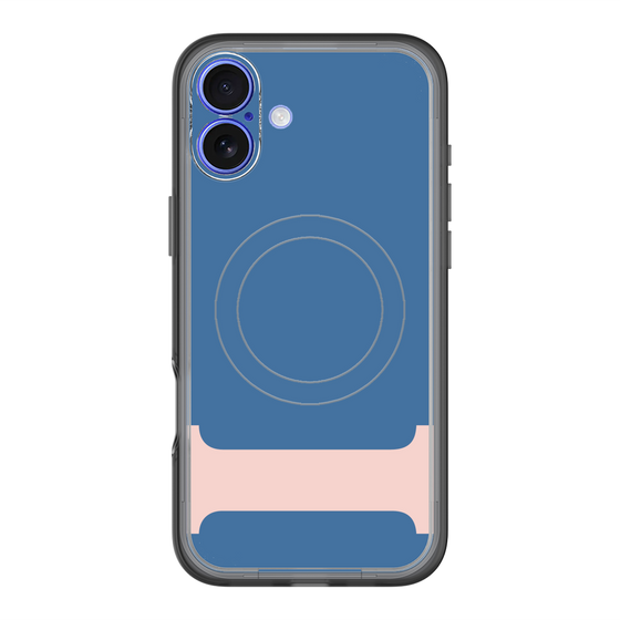 スリムプロテクションプレミアムケース with MagSafe［ オリジナル - initial color - I navy ］