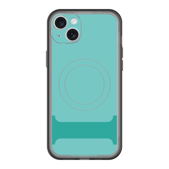 スリムプロテクションプレミアムケース with MagSafe［ オリジナル - initial color - I light green ］
