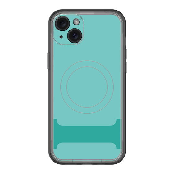 スリムプロテクションプレミアムケース with MagSafe［ オリジナル - initial color - I light green ］