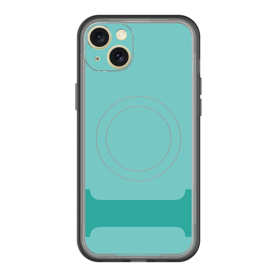 スリムプロテクションプレミアムケース with MagSafe［ オリジナル - initial color - I light green ］