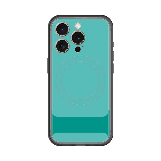 スリムプロテクションプレミアムケース with MagSafe［ オリジナル - initial color - I light green ］