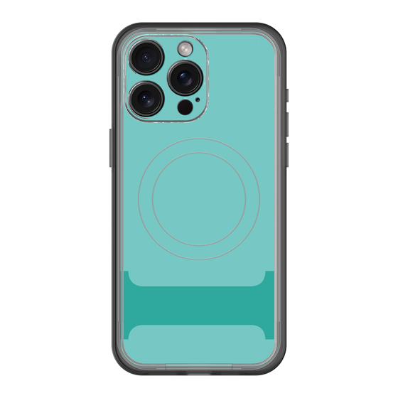 スリムプロテクションプレミアムケース with MagSafe［ オリジナル - initial color - I light green ］