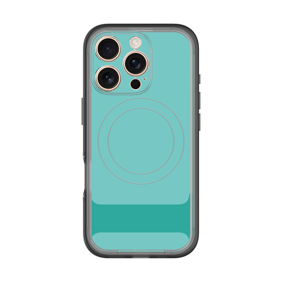 スリムプロテクションプレミアムケース with MagSafe［ オリジナル - initial color - I light green ］