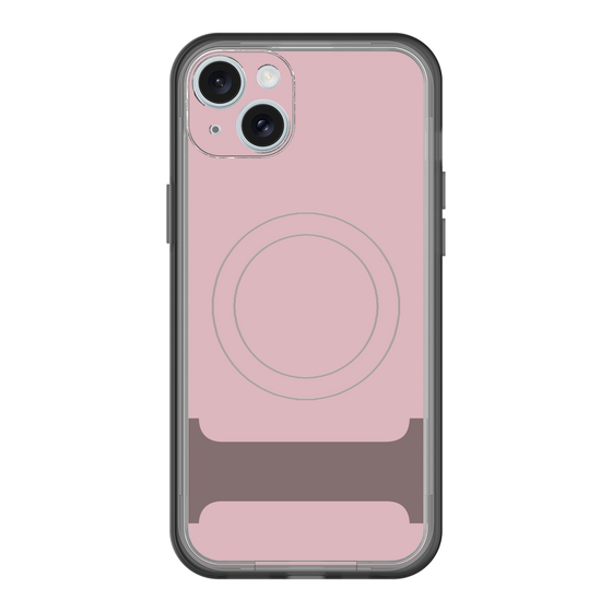 スリムプロテクションプレミアムケース with MagSafe［ オリジナル - initial color - I dusty pink ］