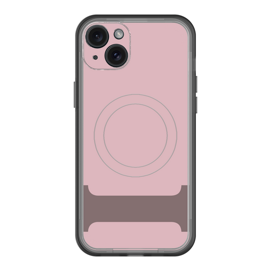 スリムプロテクションプレミアムケース with MagSafe［ オリジナル - initial color - I dusty pink ］