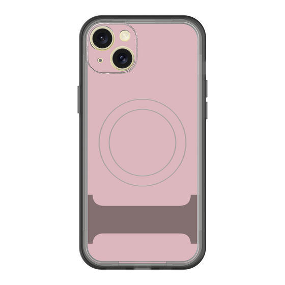 スリムプロテクションプレミアムケース with MagSafe［ オリジナル - initial color - I dusty pink ］