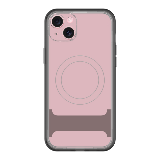 スリムプロテクションプレミアムケース with MagSafe［ オリジナル - initial color - I dusty pink ］