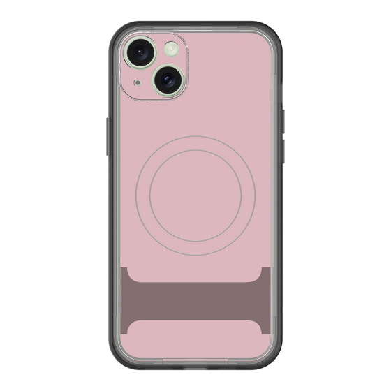 スリムプロテクションプレミアムケース with MagSafe［ オリジナル - initial color - I dusty pink ］