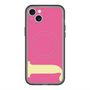 スリムプロテクションプレミアムケース with MagSafe［ オリジナル - initial color - J pink ］