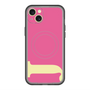 スリムプロテクションプレミアムケース with MagSafe［ オリジナル - initial color - J pink ］