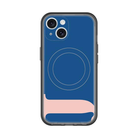 スリムプロテクションプレミアムケース with MagSafe［ オリジナル - initial color - J navy ］