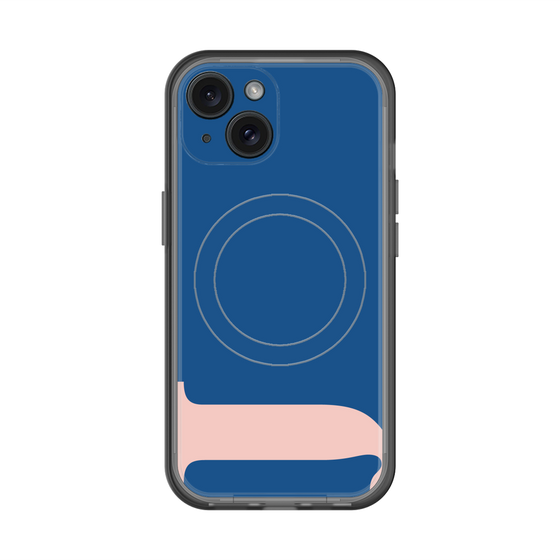 スリムプロテクションプレミアムケース with MagSafe［ オリジナル - initial color - J navy ］