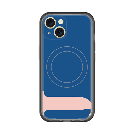スリムプロテクションプレミアムケース with MagSafe［ オリジナル - initial color - J navy ］