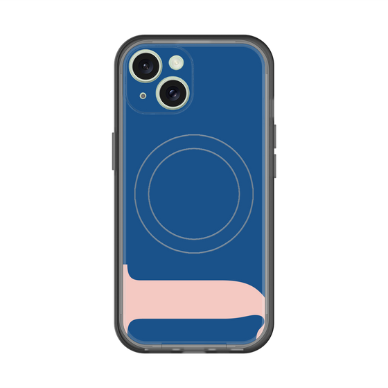 スリムプロテクションプレミアムケース with MagSafe［ オリジナル - initial color - J navy ］