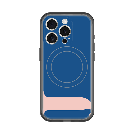 スリムプロテクションプレミアムケース with MagSafe［ オリジナル - initial color - J navy ］