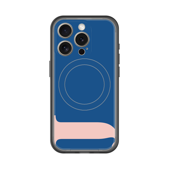 スリムプロテクションプレミアムケース with MagSafe［ オリジナル - initial color - J navy ］
