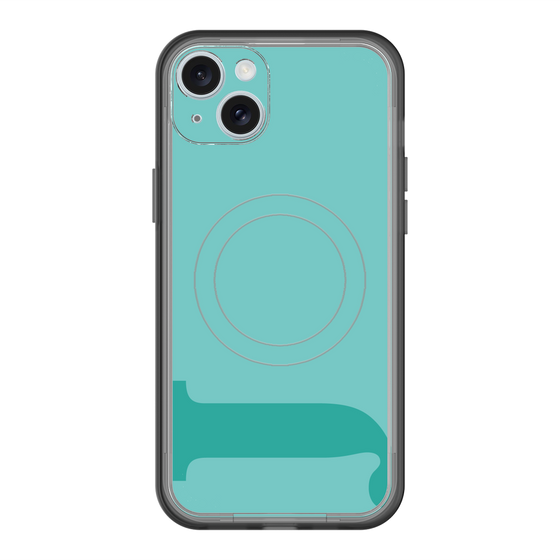 スリムプロテクションプレミアムケース with MagSafe［ オリジナル - initial color - J light green ］
