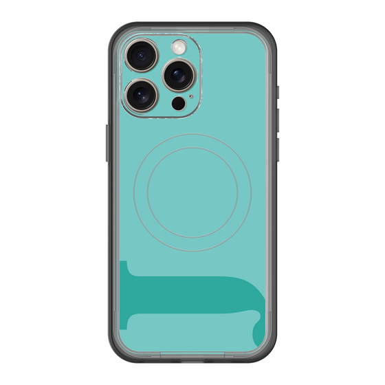 スリムプロテクションプレミアムケース with MagSafe［ オリジナル - initial color - J light green ］
