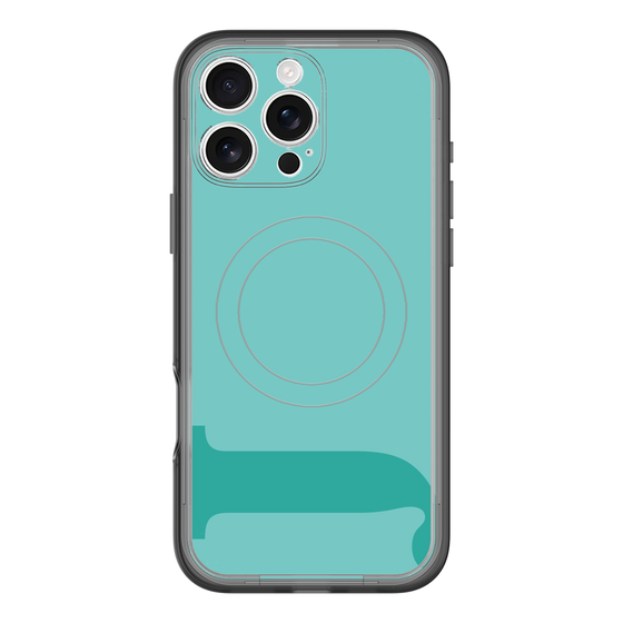 スリムプロテクションプレミアムケース with MagSafe［ オリジナル - initial color - J light green ］