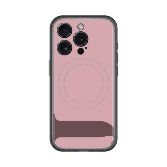 スリムプロテクションプレミアムケース with MagSafe［ オリジナル - initial color - J dusty pink ］