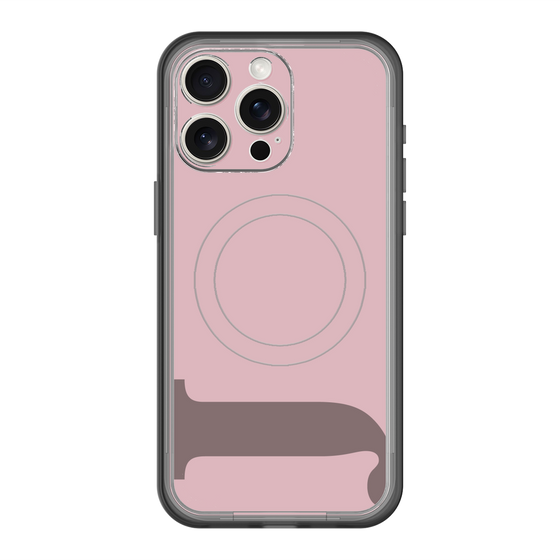 スリムプロテクションプレミアムケース with MagSafe［ オリジナル - initial color - J dusty pink ］