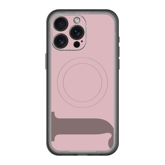 スリムプロテクションプレミアムケース with MagSafe［ オリジナル - initial color - J dusty pink ］