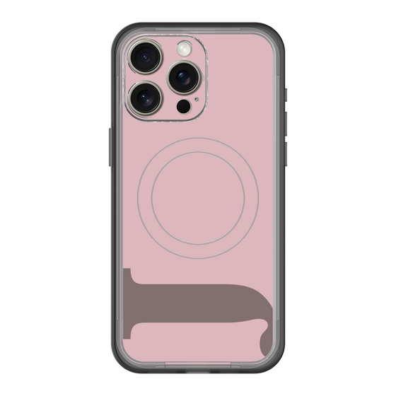 スリムプロテクションプレミアムケース with MagSafe［ オリジナル - initial color - J dusty pink ］
