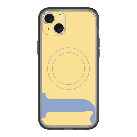 スリムプロテクションプレミアムケース with MagSafe［ オリジナル - initial color - J yellow ］